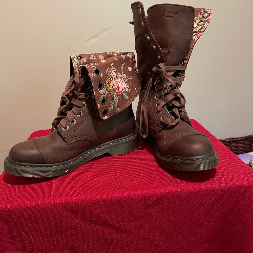 Brown Doc Martins